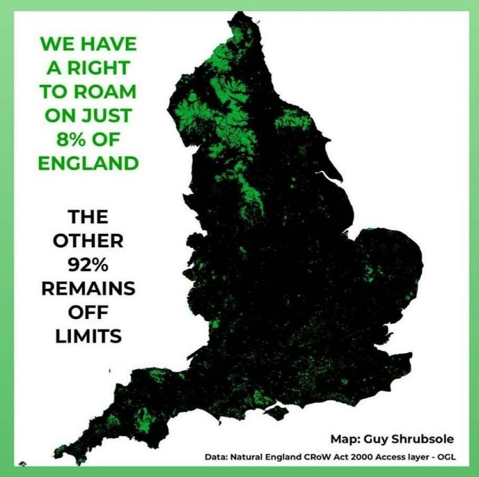 England, Right To Roam Map