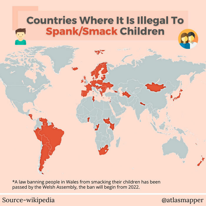 Countries Where It Is Illegal To Spank/Smack Children (700x700)