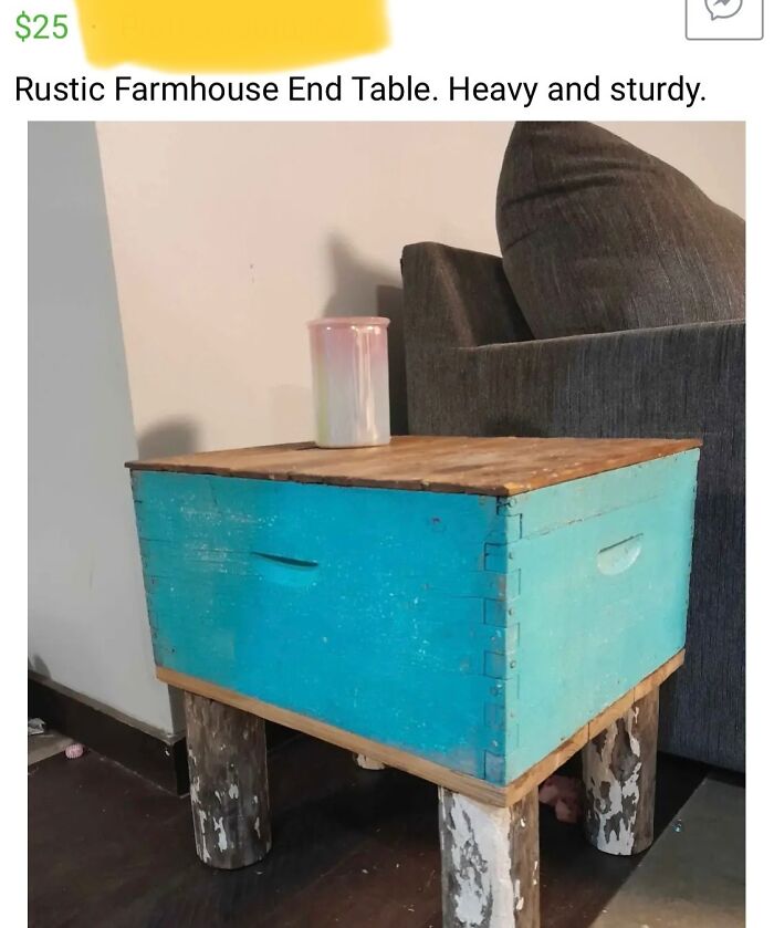 I Love When People Label Things “Rustic” To Excuse The Chipped Paint