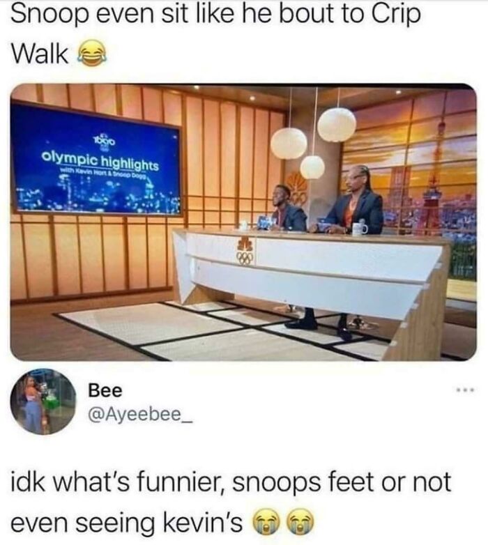 Kevin Just Swinging His Feet