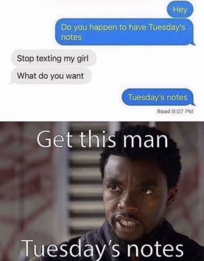 He Just Wants His Notes