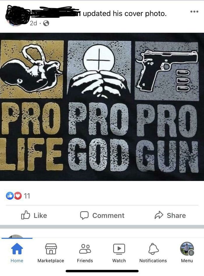 Pro Pro Pro Life God Gun