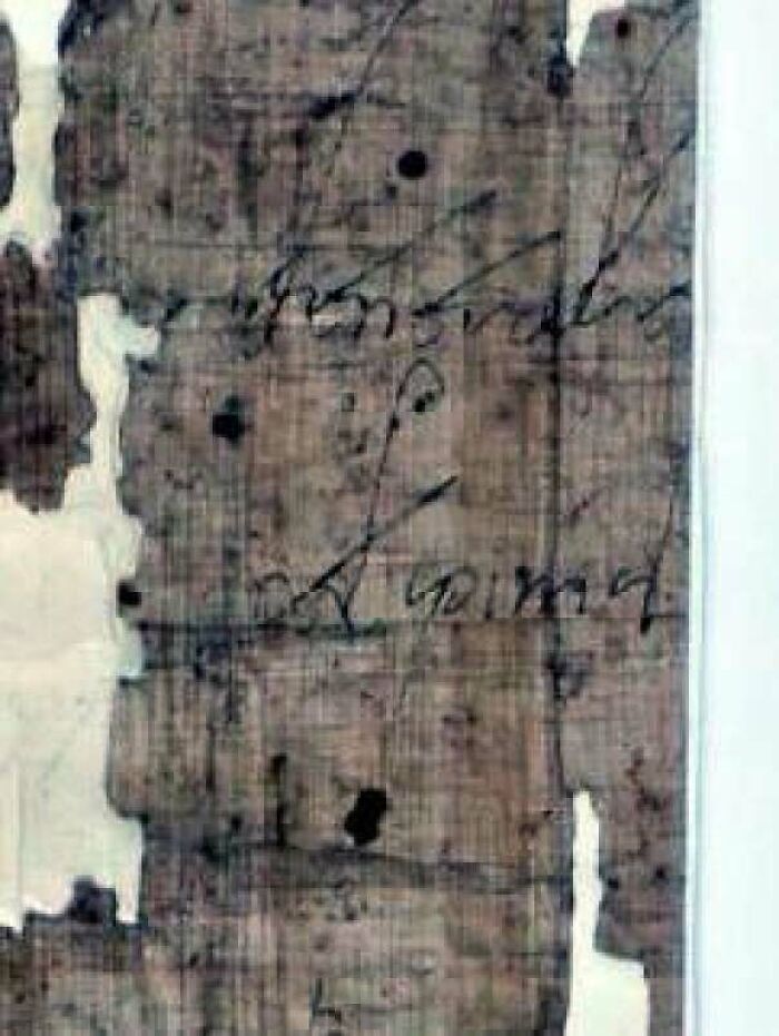 The Only Surviving Handwriting Of A Roman Emperor (Theodosius II)