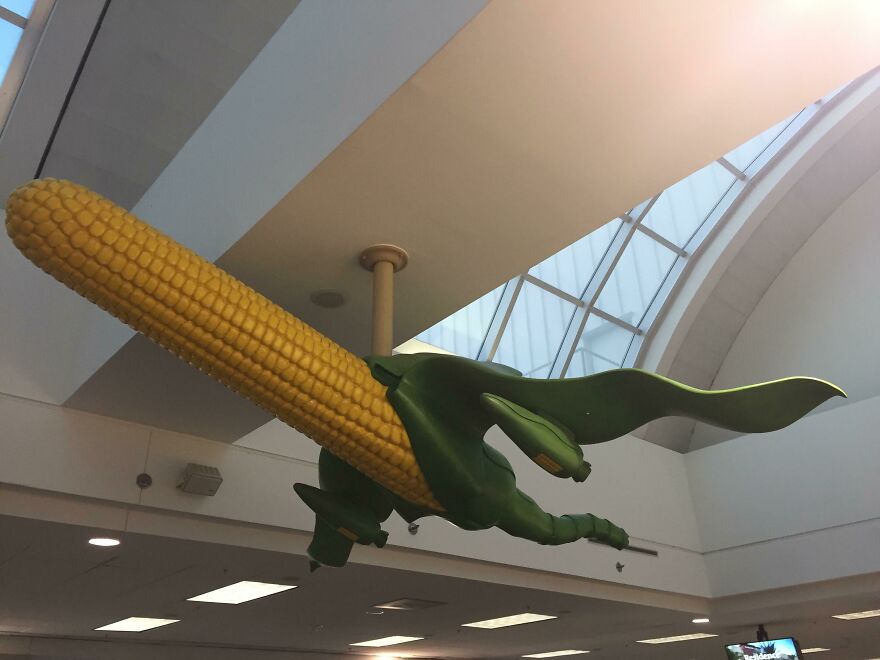 This Corn Airplane At The Airport
