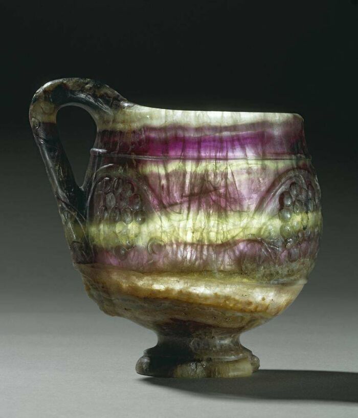 The Barber Cup & Crawford Cup, The Only Two Examples Of Ancient Roman Vessels Carved From Fluorite
