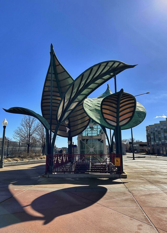 Does This Lightrail Station Entrance By My Neighborhood Count? I Love It