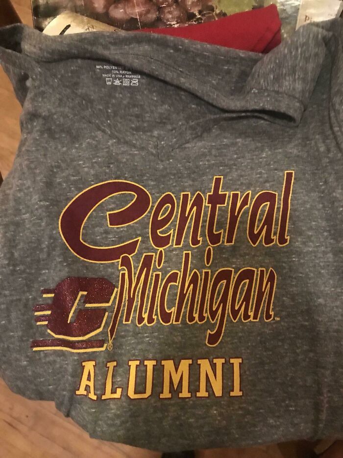 Instead Of Using The University’s Logo To Replace The “C” In Central, They Just Kind Of Threw It On There