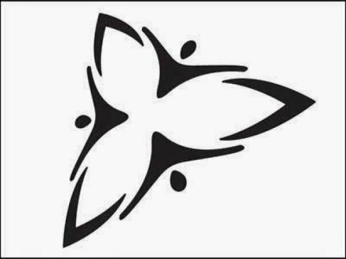  El logo de Ontario (un trilio blanco) se ve como 3 tipos en un jacuzzi