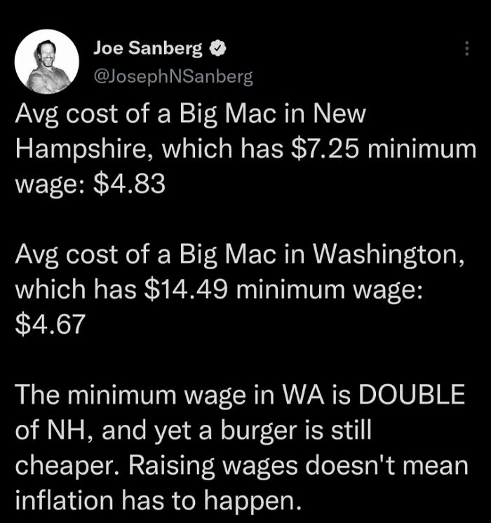 It's A Myth That Raising Wages Cases Inflation