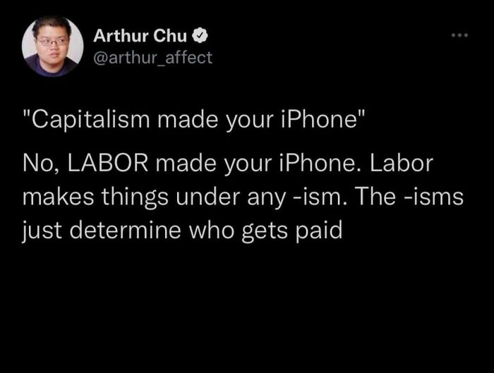 Capitalism Doesn't Make Anything