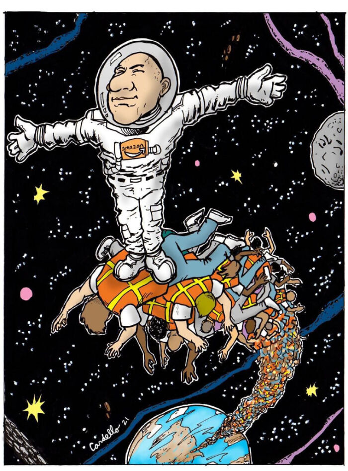 How Jeff Bezos Made It To Space In One Picture