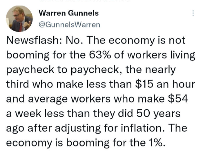 The Economy Only Works For The 1%