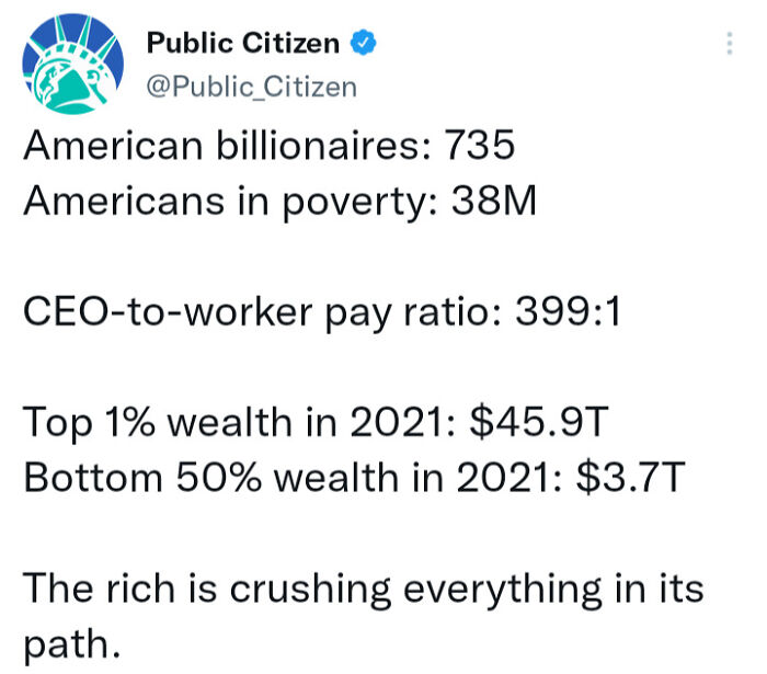 The Rich Are Getting Richer And The Poor Are Getting Poorer