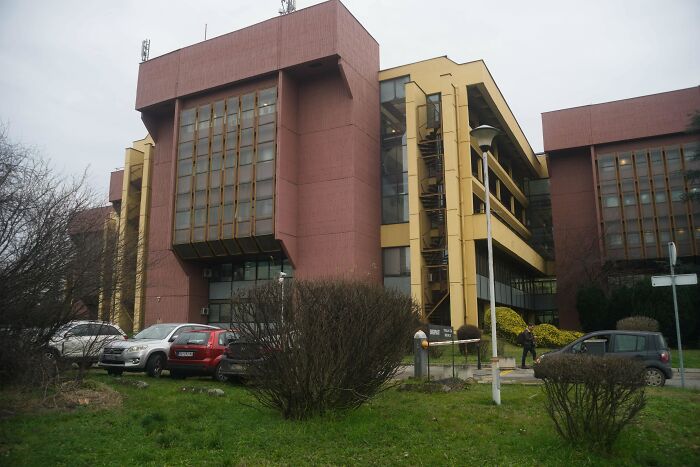 The Business Building Of "Energoprojekt" In Belgrade, Serbia. Built In 1982