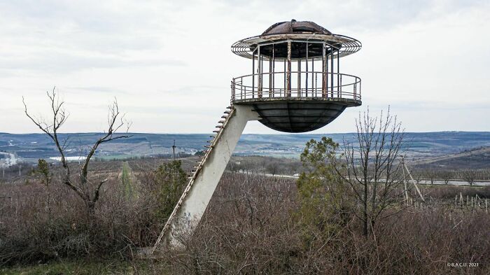 Bodiul's Viewpoint Platform, Near Chisinau, Moldova, Built In The 60s (C) Bacu/ Photo Bu Dumitru Rusu