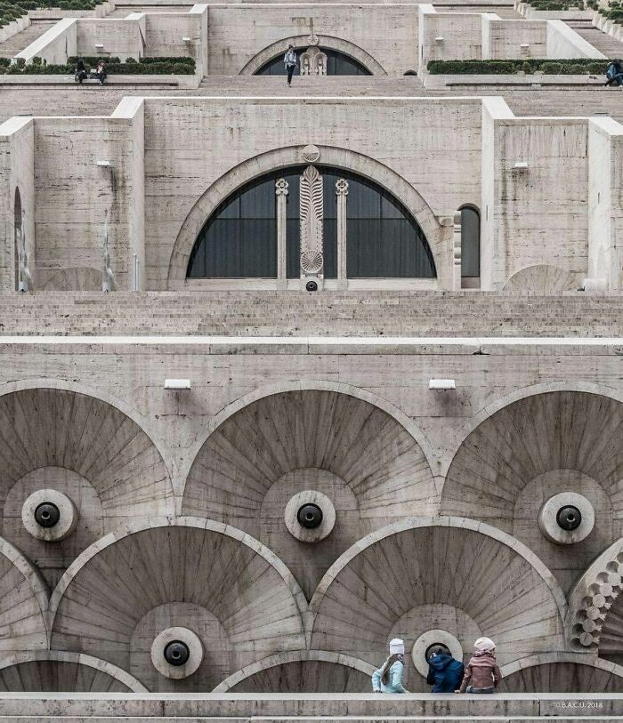 Cafesjian Art Museum - Cascade, Yerevan, Armenia. Design 1975-1980 Built 1985-2000 Architects Sargis Gurzadyan With Jim Torosyan, Aslan Mkhitaryan (C) Bacu / Photo By Dumitru Rusu