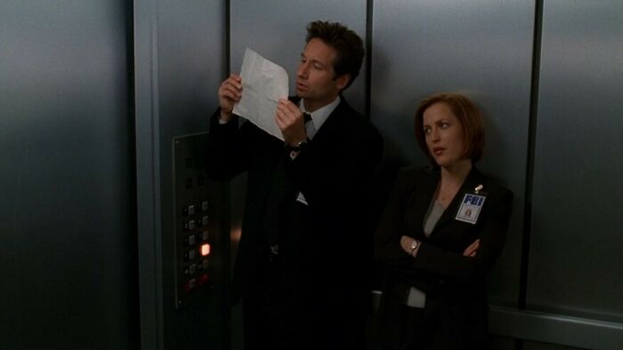 Scene from "X-Files" movie
