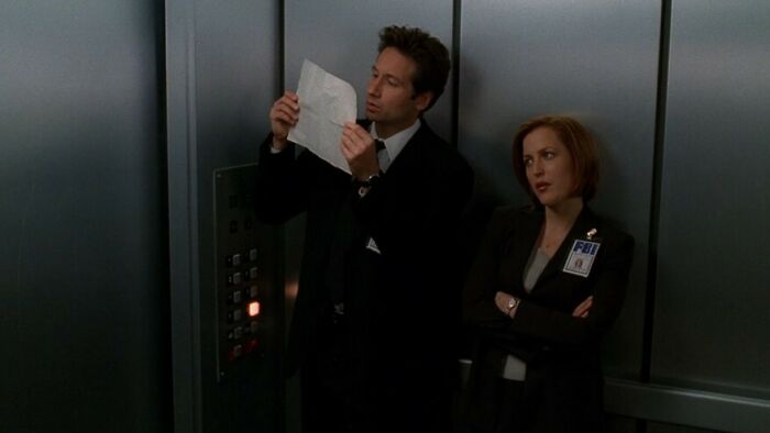 Scene from "X-Files" movie