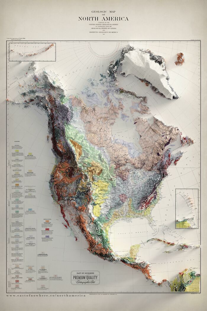 The Bedrock Geology Of North America