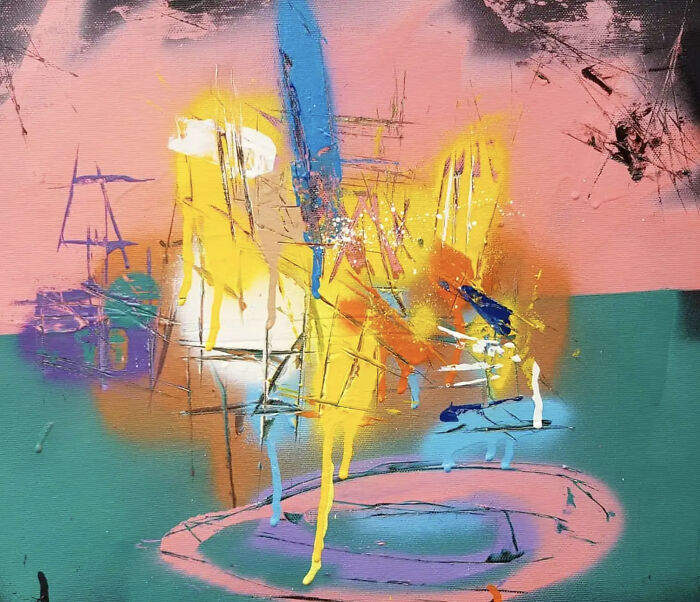 Jardinone, Mini Pop Art, Acrylic And Spray Paint, 2019