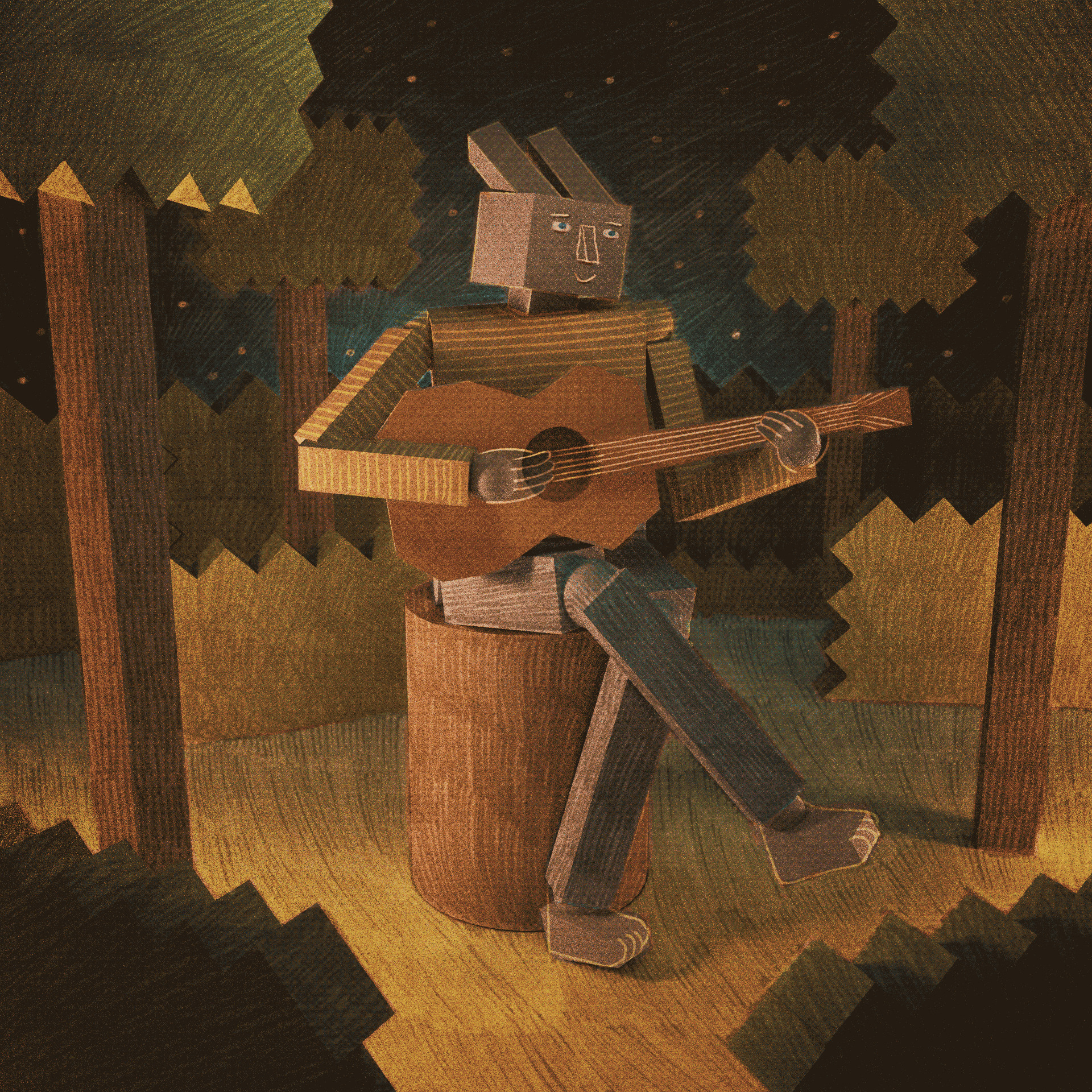 An Unusual Guitarist