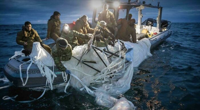 U.S. Navy Recovers Chinese Balloon From Atlantic