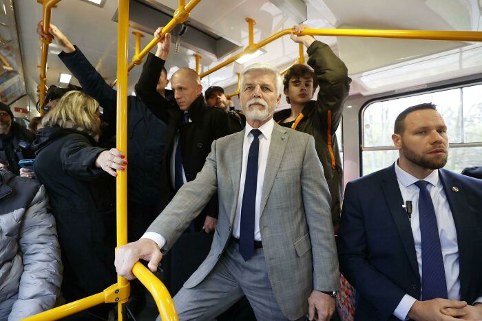 Presidential Tram Ride In Prague