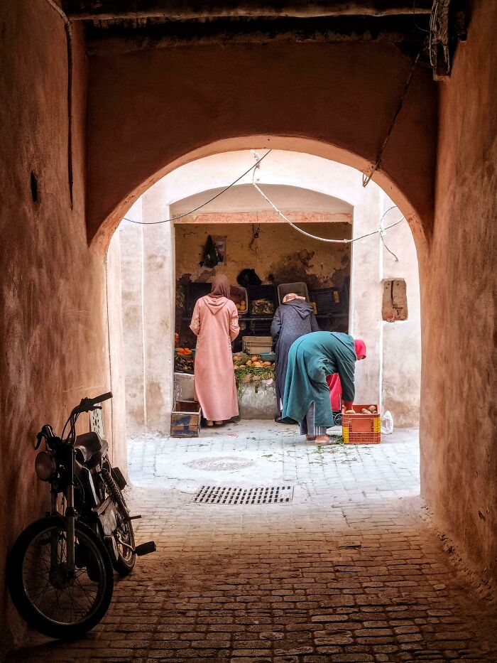 Alley Life In Marrakech