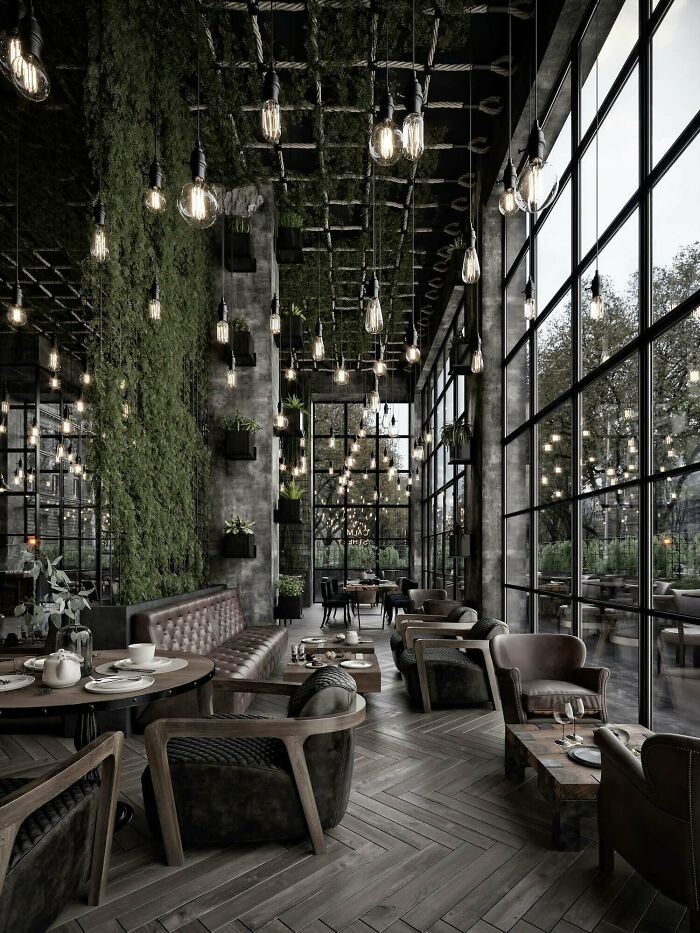 Calm Street Cafe In Doha, Qatar By M.serhat Sezgin And Zebrano Furniture
