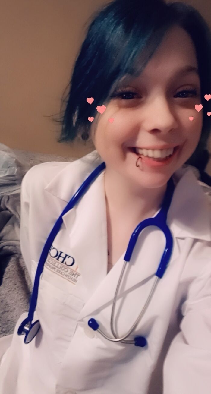 Hey, Mom! My Lab Coat Came In For My First Round Of Clinicals, Hopefully The First In A Line Of Many Leading Up To Neurosurgeon!