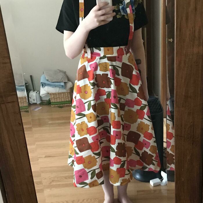 Mom, I Made My First Garment That I Can Actually Wear! It’s Simple, But I Didn’t Use A Pattern And I’m Really Proud Of Myself For Figuring The Math Out!