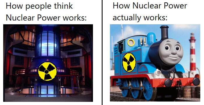 Nuclear Reactors Are Just Big Steam Engines