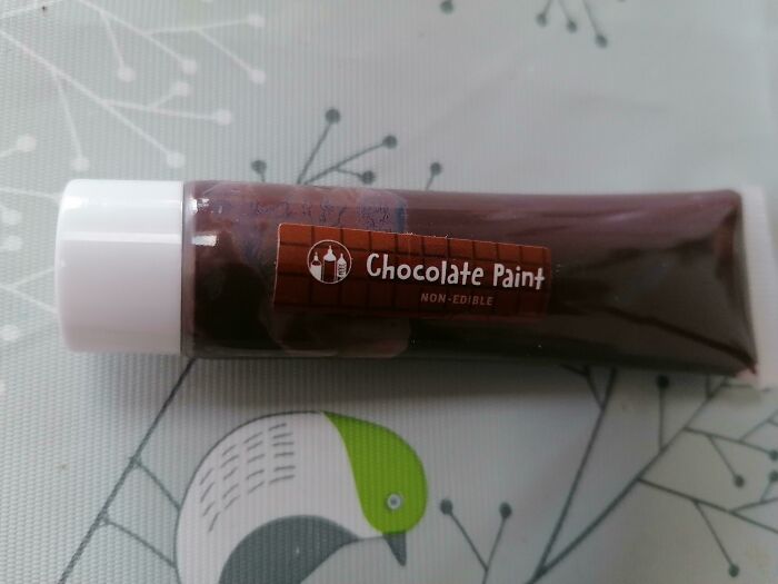 A Kid Will Just See Chocolate Paint And Think "Mmm. I'll Try That"