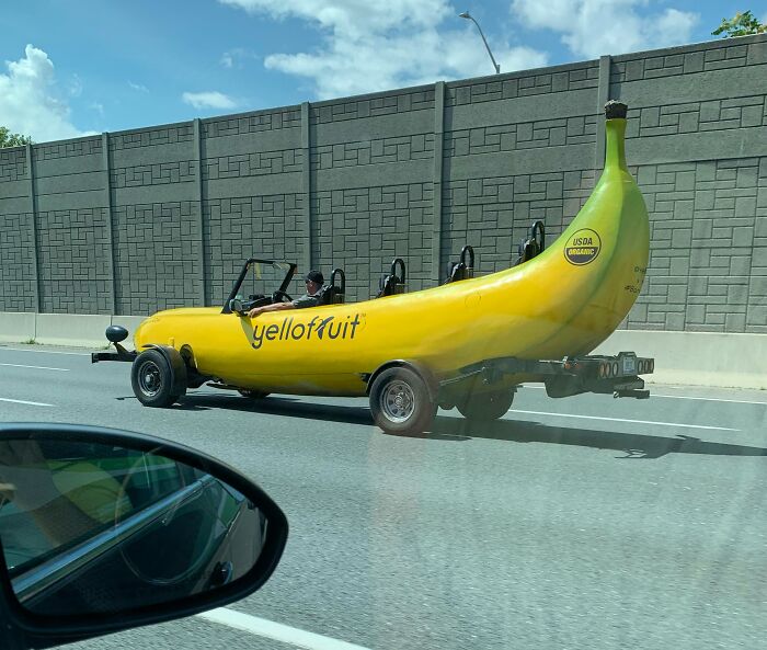 Saw This Bananamobile On The Highway