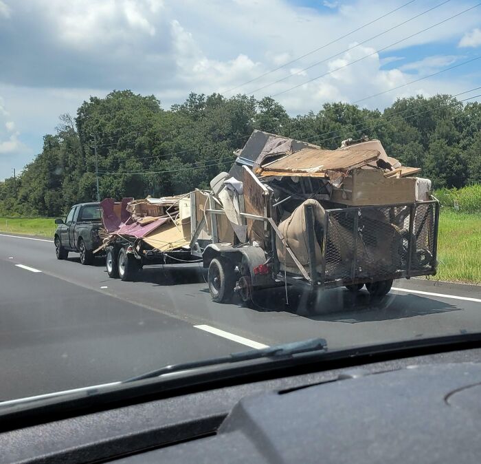 Florida Man! Creative? Yes. Dangerous? Yes. 2nd Trailer Attached With Rope