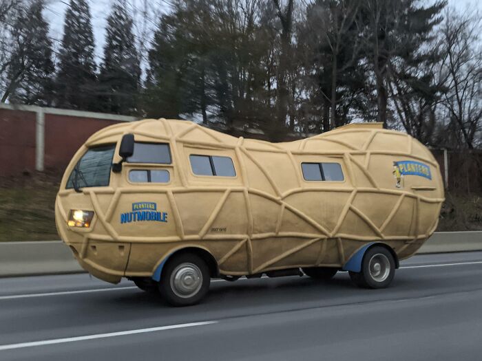 I Passed "The Nut Mobile" Today While Driving