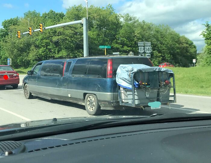 I Found Someone Driving A Home-Made Limo In Virginia