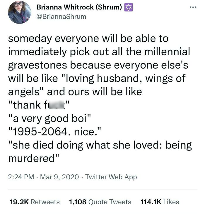 Millennial Gravestones