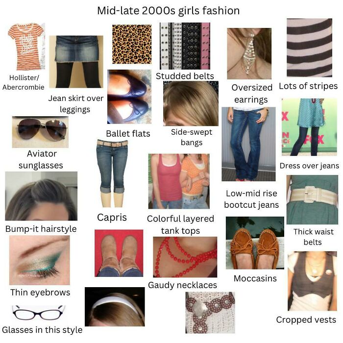 Mid-Late 2000s Girls Fashion