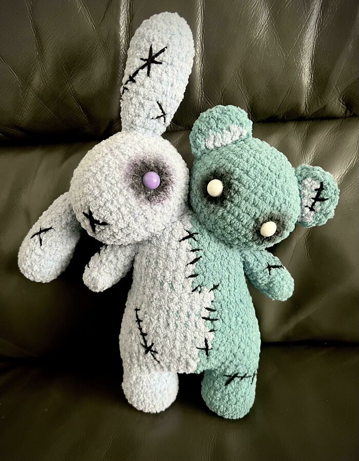 Hoth - Two Headed Zombie Teddy! Both My Husband And Son Have Already Tried To Claim It So I Guess I’ll Just Have To Make 2 More 