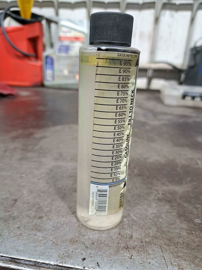 Third Car We've Had Towed In Within A Week For A No Start After Refueling At A Local Gas Station. This Fuel Sample Is About 96% Water