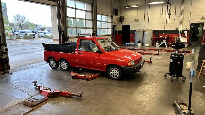 Customer Came In For New Tires On A…ford Festiva?