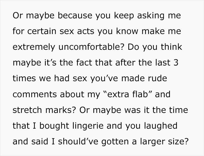 Woman Lists All The Reasons She Doesn't Want To Have Sex With Her Husband After She Catches Him Complaining, And Every Man Needs To Read This Woman Lists All The Reasons She Doesn't Want To Have Sex With Her Husband After She Catches Him Complaining, And Every Man Needs To Read This