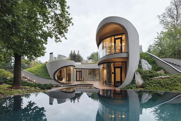 Amazing Organic House In Moscow Designed By Niko Architect