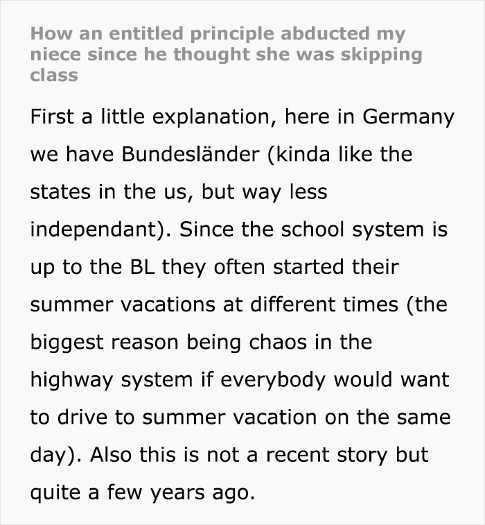 Principal Doesn't Believe 12 Y.O. Who Says She Doesn't Go To His School, Gets Police Called On Him And Loses His Career Principal Doesn't Believe 12 Y.O. Who Says She Doesn't Go To His School, Gets Police Called On Him And Loses His Career