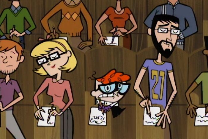 Scene from "Dexter's Laboratory" cartoon