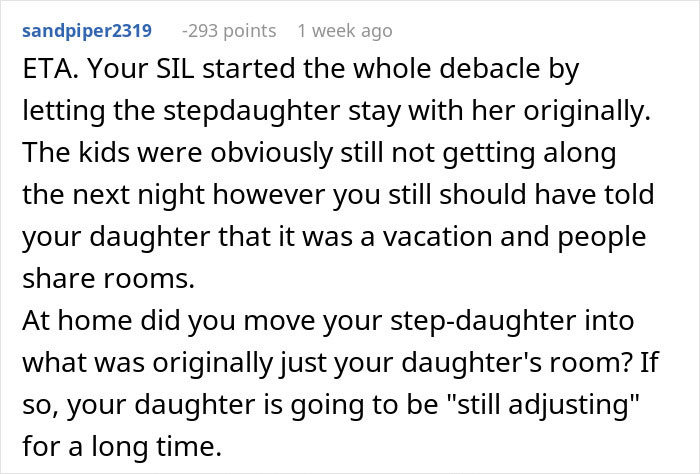 Mom Can't Believe Her Husband Suggested Her Daughter Sleep On The Couch, While His Daughter Gets A Whole Room To Herself Mom Can't Believe Her Husband Suggested Her Daughter Sleep On The Couch, While His Daughter Gets A Whole Room To Herself