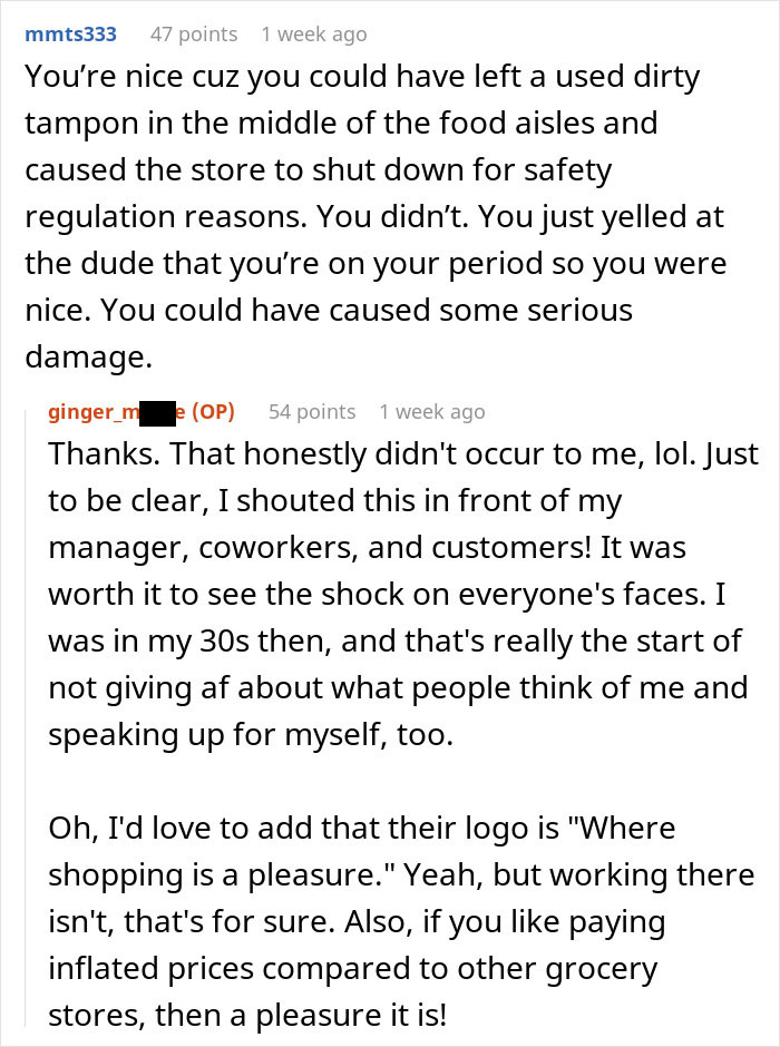 "I Had To Buy Tampons Because I'm On My Period": Woman Quits Immediately After Rude Coworker Tattles On Her "I Had To Buy Tampons Because I'm On My Period": Woman Quits Immediately After Rude Coworker Tattles On Her