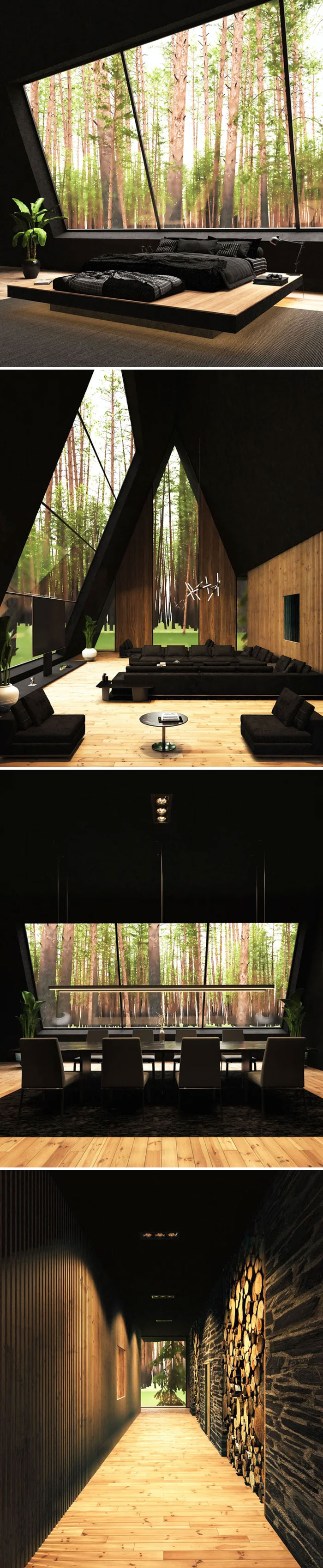 Black House In Santa Clara, New York Designed By Milad Eshtiyaghi Studio