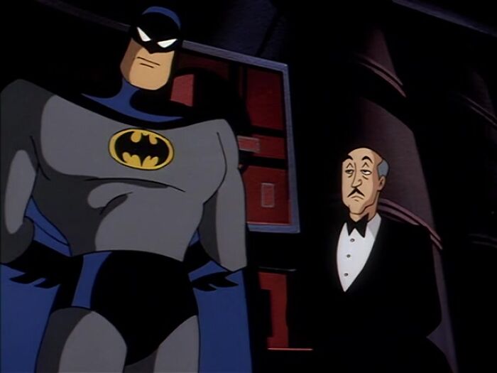 Scene from "Batman: The Animated Series" cartoon